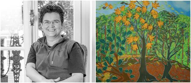 Las obras de Sylvia están en París | Viva la pintura viva es la obra de Sylvia. FOTO CORTESÍA