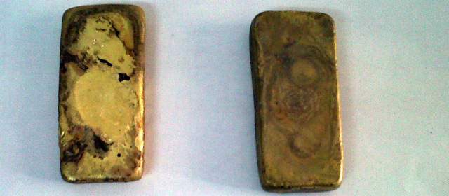 Incautan lingotes de oro en Cáceres valorados en 200 millones de pesos |