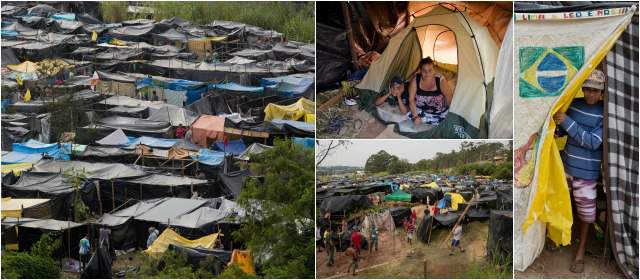 Los residentes del nuevo barrio de tiendas de campaña ubicado a poco más de tres kilómetros (dos millas) del estadio dicen que la renta en su barrio aumentó como resultado de la fiebre inmobiliaria por la copa mundial. FOTOS AP