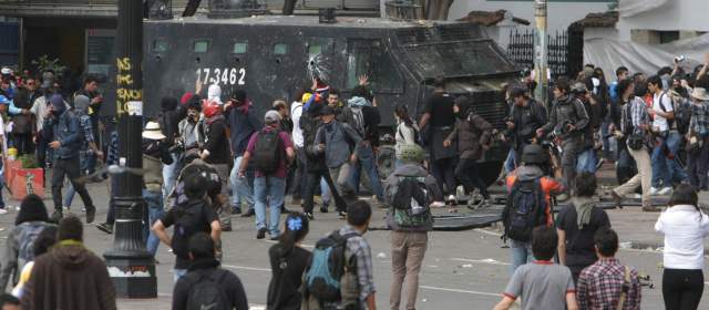 Policía captura a 10 personas por disturbios en las marchas de Bogotá |
