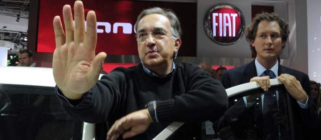 Fiat-Chrysler, nuevo grupo automotor | Sergio Marchione, consejero delegado del nuevo grupo automotriz, y John Elkan, presidente de Fiat; artífices de este proyecto. FOTO AFP