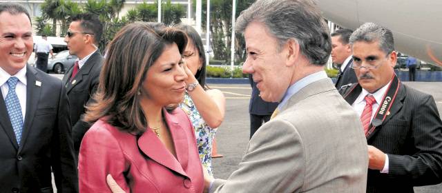 Está casi listo TLC con Costa Rica | En junio de 2012, los presidentes Laura Chinchilla y Juan Manuel Santos anunciaron el TLC entre ambos países. FOTO ARCHIVO