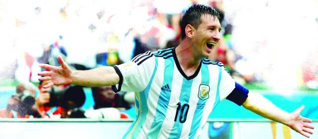 Messi parece de Júpiter |