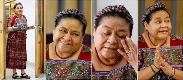 "Un armado que mata a un civil es un cobarde" | Menchú siempre hace una pausa cuando termina una frase. Sonríe y defiende su dignidad. No oculta el dolor por la muerte de sus padres. FOTOS DONALDO ZULUAGA