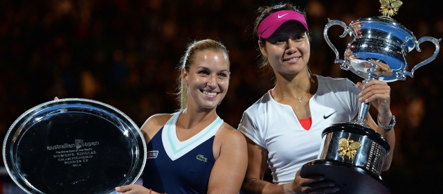 Dominika Cibulkova es la primera jugadora de Eslovaquia en alcanzar la final de un Grand Slam. FOTO AFP