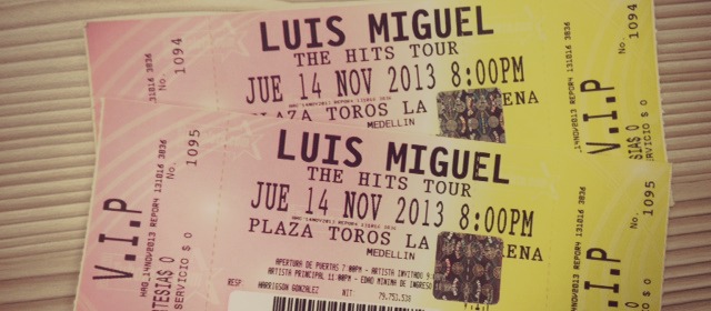 Ganador pase doble para el concierto de Luis Miguel