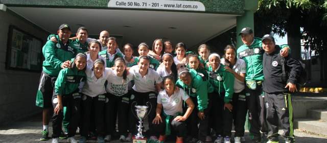 La Sub-17 arrancó bien en La Ceja | Tras un viaje de 17 horas, ayer regresó la delegación campeonas a Medellín. FOTO Cortesía fedefútbol