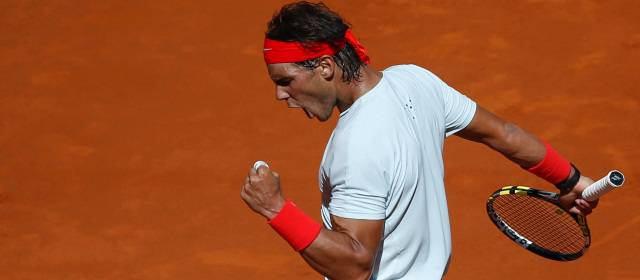 Este fue el primer partido para Rafael Nadal tras su derrota en primera ronda en Wimbledon. FOTO ARCHIVO