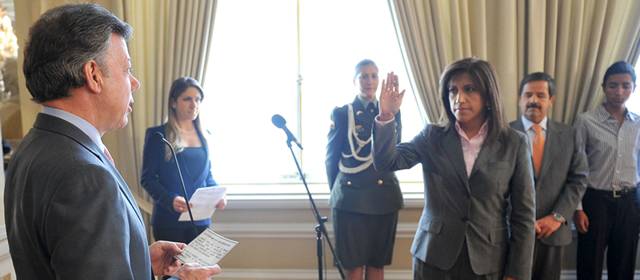 Fiscal encargada se posesiona este martes | Cortesía | Martha Lucía Zamora se desempeñaba como asesora de la saliente fiscal Viviane Morales.