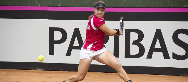 Canadá venció a Colombia y es finalista de Fed Cup | Sharon Fichman ganó el primer punto de la serie ante Catalina Castaño en dos sets.