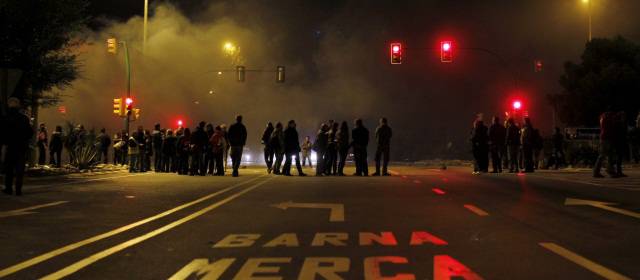 Altercados entre la Policía y protestantes en huelga de Portugal | Foto: Reuters