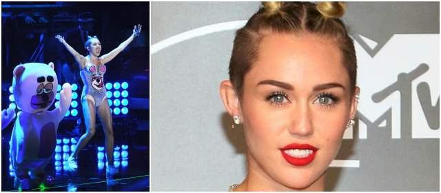La música y la TV se visten de gala | Miley Cyrus fue una de las protagonistas de los MTV Video Music Awards en 2013. FOTO AP-REUTERS