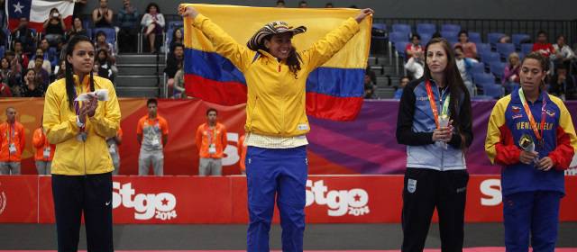 Katherine Dumar venció a la brasileña Julia Vasconcelos. FOTO AGENCIAUNO