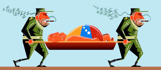 Crisis por ausencias de Chávez | Ilustración: Esteban París