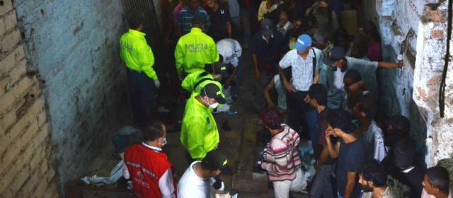 Policías disfrazados, clave para tumbar cueva de vicio | En el sitio permanecían consumidores de estupefacientes, de quienes se lucraba el expendio. FOTO CORTESÍA POLICÍA