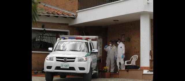 Dos estudiantes entre víctimas de masacre en Envigado | En esta finca de Envigado ocurrió el hecho. FOTO EDWIN BUSTAMANTE