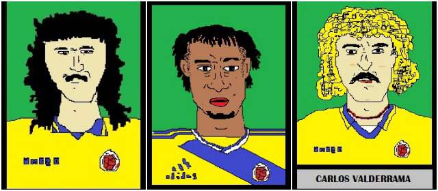 El fútbol de otras épocas se dibuja con Paint