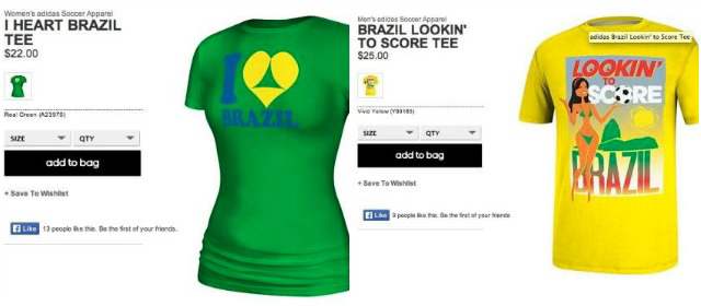 Brasil exige retirada de camisetas del Mundial por su connotación sexual