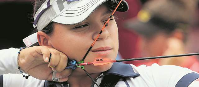 Alejandra quiere el oro mundial | Alejandra Usquiano dos oros en Copa Mundo (Turquía equiposy Medellín individual), pero sueña con el Mundial. FOTO HERNÁN VANEGAS