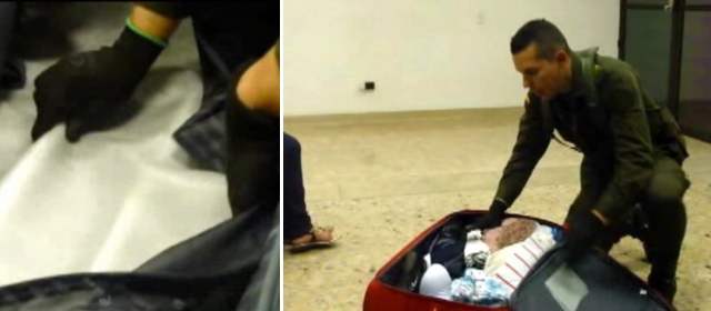 Capturan a sujeto que llevaba cocaína en maleta de doble fondo hacia Honduras |