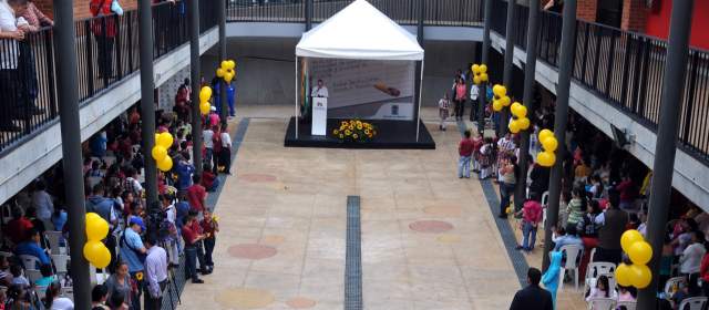La Iguaná estrenó nueva planta para la educación escolar | FOTO CORTESÍA ALCALDÍA DE MEDELLÍN
