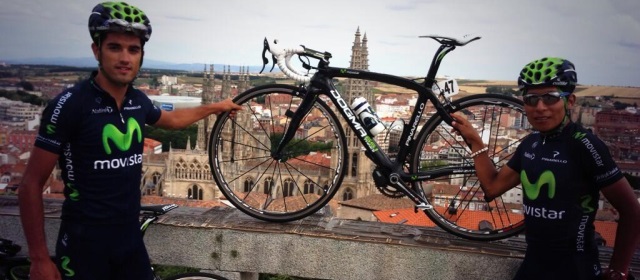 Quintana será el líder del Movistar, en tanto que Cayetano Sarmiento será respaldo para el italiano Iván Basso. FOTO CORTESÍA MOVISTAR TEAM