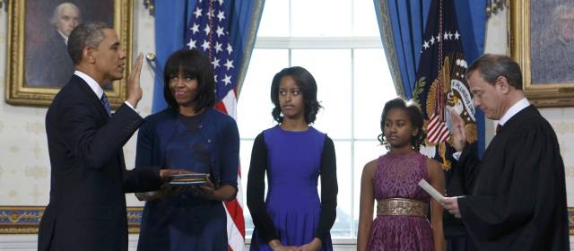 Obama juramentó su segundo período presidencial | Foto: Reuters