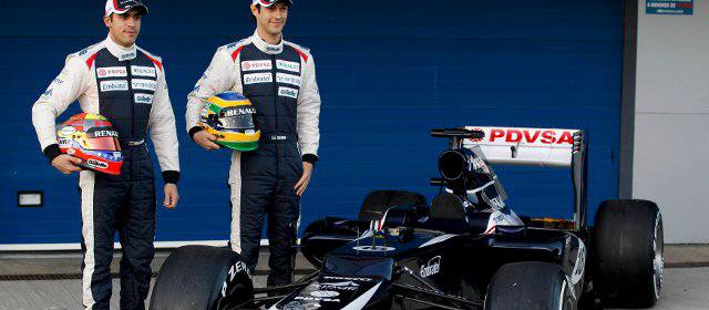 Williams presenta el FW34 que pilotarán Maldonado y Bruno Senna | Williams presentó el nuevo bólido en Jerez de la Frontera, España. FOTO REUTERS