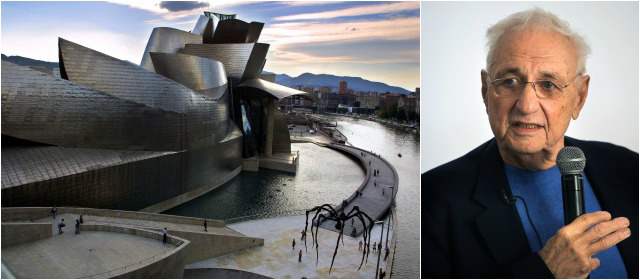 El arquitecto estadounidense Frank Gehry es autor, entre otros edificios, del emblemático Museo Guggenheim de Bilbao. FOTO AFP