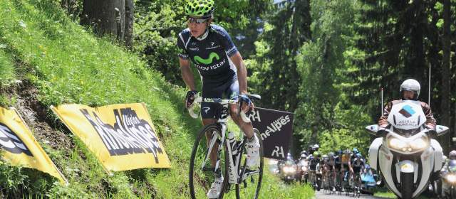Nairo sobresale jalando capos | FOTO CORTESÍA MOVISTAR