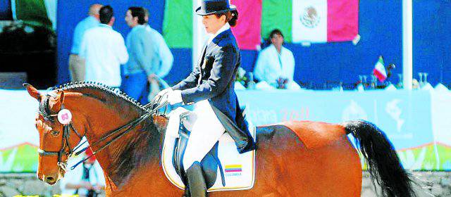 Colombia pierde su equipo del adiestramiento a los Olímpicos | María Inés García, en la monta de Kupfermann, buscará este fin de semana su entrada definitiva a Juegos Olímpicos. FOTO CORTESÍA