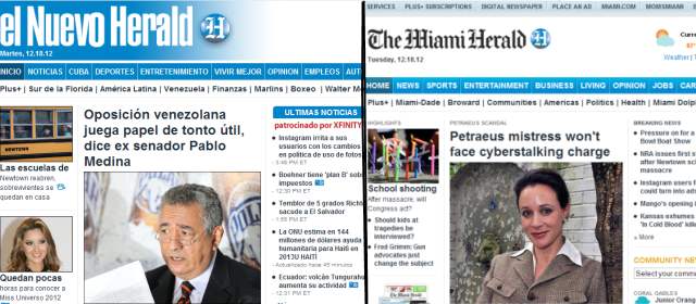 The Miami Herald y El Nuevo Herald empiezan a cobrar por su versión digital | Tomado de internet |