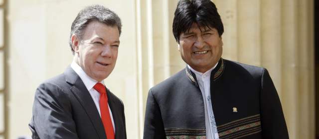 Presidente Santos se solidarizó con situación de Evo Morales |