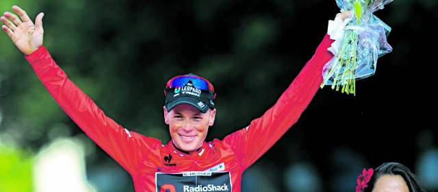A sus 42 años, Chris Horner rompe teorías en ciclismo | A sus 42 años, Horner alzó los brazos como campeón. Foto AP