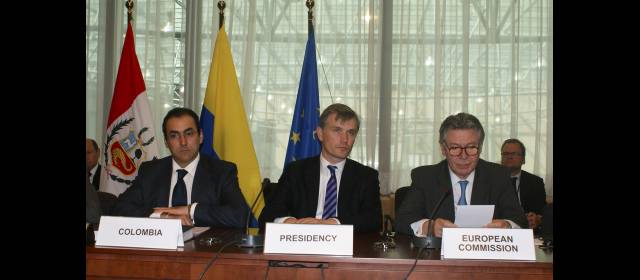 TLC con U.E. pasa a estudio del Congreso | El acuerdo comercial entre Colombia y la Unión Europea fue firmado el 26 de junio pasado en Bruselas (Bélgica) FOTO CORTESÍA