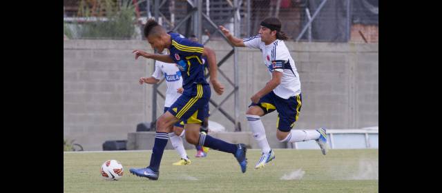 En el Sub-20 Chile preocupa a Colombia, pero no la asusta | Brayan Perea y Sebas Pérez, entrenando. FOTO EDWIN BUSTAMANTE