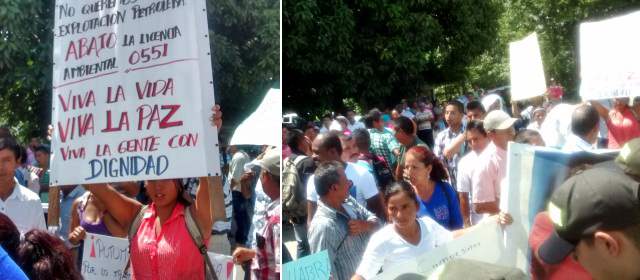 Protestan en Putumayo contra la explotación petrolera y el glifosato |