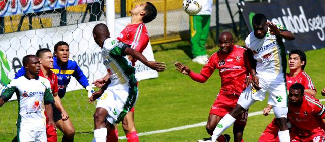 Equidad remontó en Techo y se impuso a Patriotas | Patriotas empezó ganando con tanto de Marco Lazaga, pero no pudo sostener el arco en cero y cuando Equidad le remontó el marcador. FOTO COLPRENSA