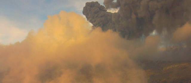 Alerta máxima por erupción del volcán Nevado del Ruiz | FOTO INGEOMINAS