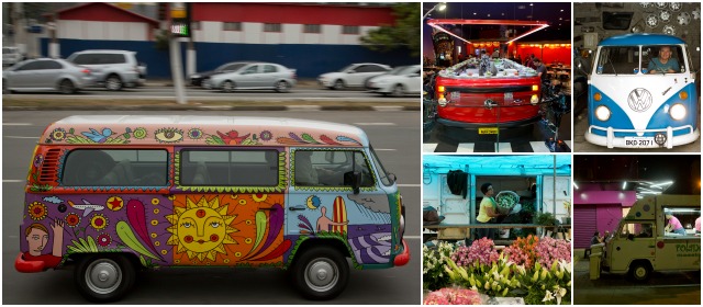 En Brasil se le conoce como la "Kombi", abreviatura de la palabra en alemán "Kombinationsfahrzeug" que significa "camioneta de carga y de pasajeros". En el resto de América Latina es la Combi. FOTOS AP