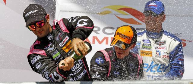 "Abrimos un camino en el que sí hay un mañana": Yacamán | Gustavo Yacamán subió varias veces al podio en E.U. Único piloto colombiano en Imsa. FOTO CORTESÍA