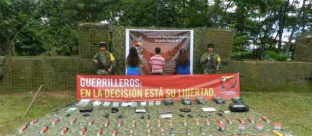 Cinco integrantes del Bloque Oriental de las Farc se entregaron a las autoridades | FOTO EJÉRCITO NACIONAL DE COLOMBIA