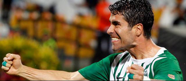 Juan Pablo Ángel es el único jugador aún activo que recibirá homenaje. FOTO Henry Agudelo. |
