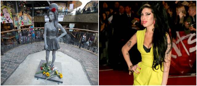 Winehouse vuelve hecha una estatua | La cantante fue catalogada como una de las cantantes más importantes del soul y la música británica. FOTO Ap y Archivo.
