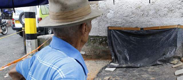 Excavaciones en tumbas indígenas, en suspenso | El lugar de la tumba fue tapado para evitar que curioso o guaqueros entren. FOTO DONALDO ZULUAGA