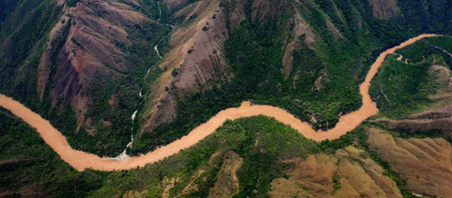 Así se desviará el curso del río Cauca en la central de Ituango | En la hidroéléctrica Ituango el río Cauca llenará una represa de 79 kms, con dos veces el agua de El Peñol. FOTO DONALDO ZULUAGA