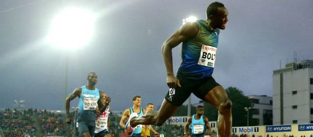 Usain Bolt se impuso en los 200 metros en la Liga Diamante | FOTO REUTERS