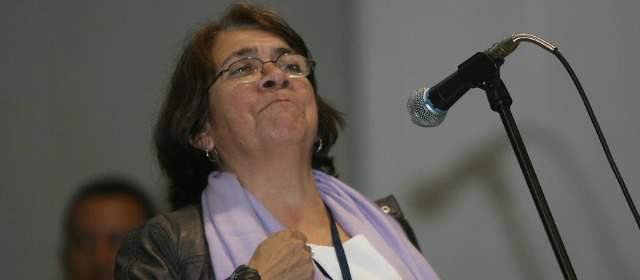 Aída Avella, candidata a la Presidencia por la Unión Patriótica. FOTO COLPRENSA
