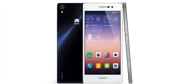 El Ascend P7, ideal para tomar autorretratos, está disponible en negro, blanco y rosado.Foto Cortesía