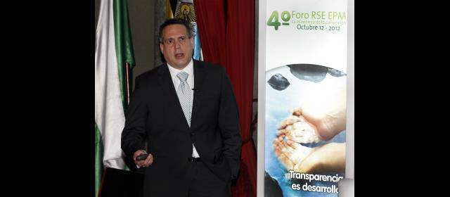 La corrupción, otra amenaza que afecta la viabilidad empresarial | Herbert Stigmann, directivo de Siemens, habló del caso de la compañía. FOTO MANUEL SALDARRIAGA